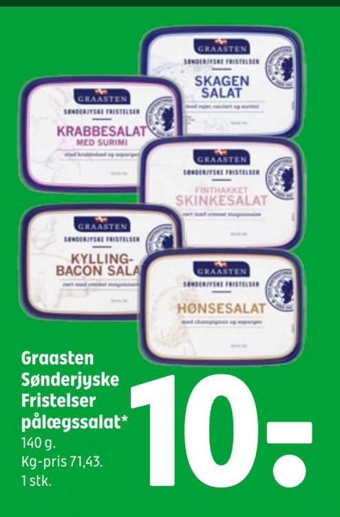 Graasten Sønderjyske Fristelser pålægssalat* 140 g. – Coop 365discount