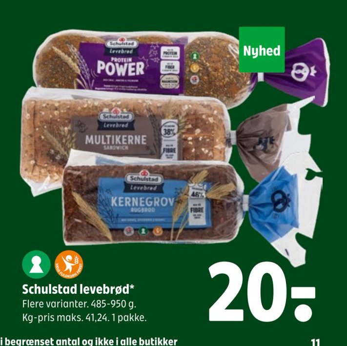 Schulstad levebrød* – Coop 365discount