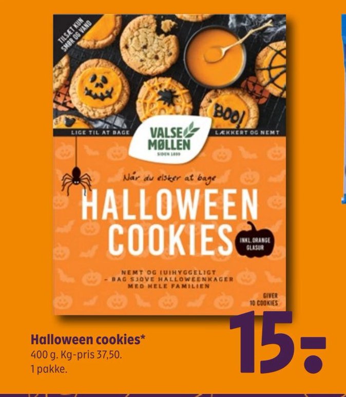 Halloween cookies* 400 g. – Coop 365discount