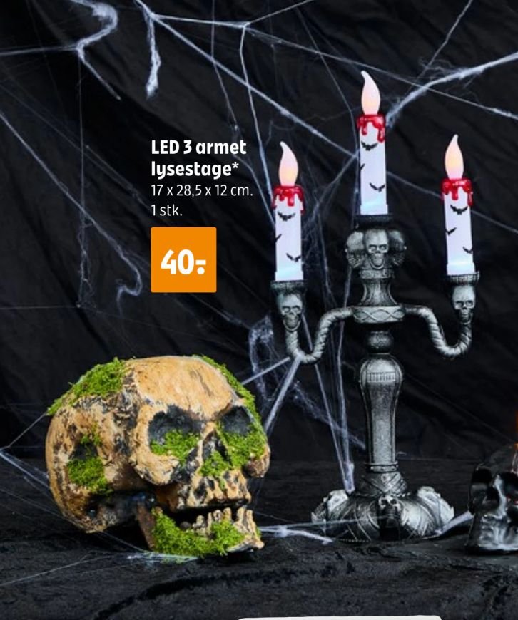 LED 3 armet lysestage* 17 x 28,5 x 12 cm. 1 stk. – Coop 365discount