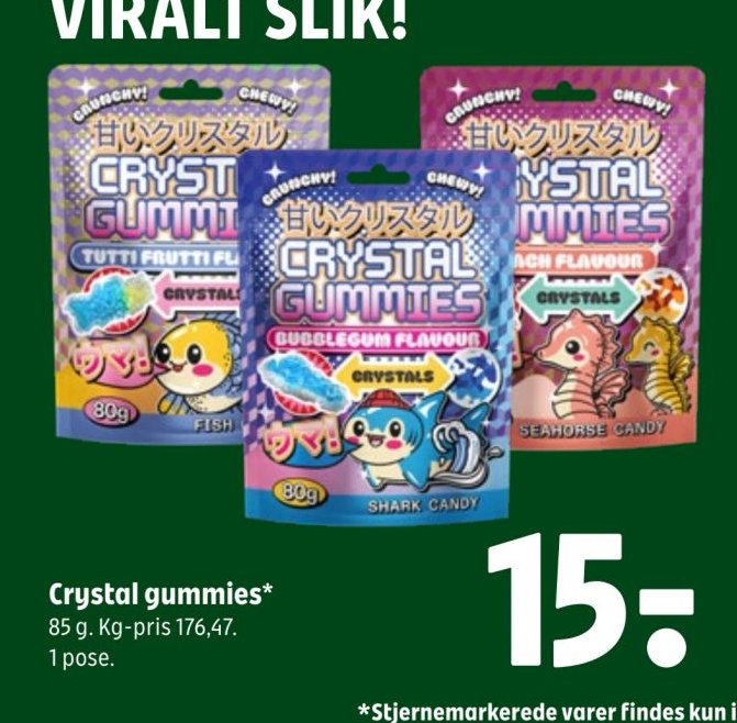 Crystal gummies* 85 g. – Coop 365discount
