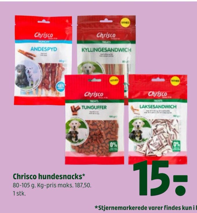 Chrisco hundesnacks* – Coop 365discount