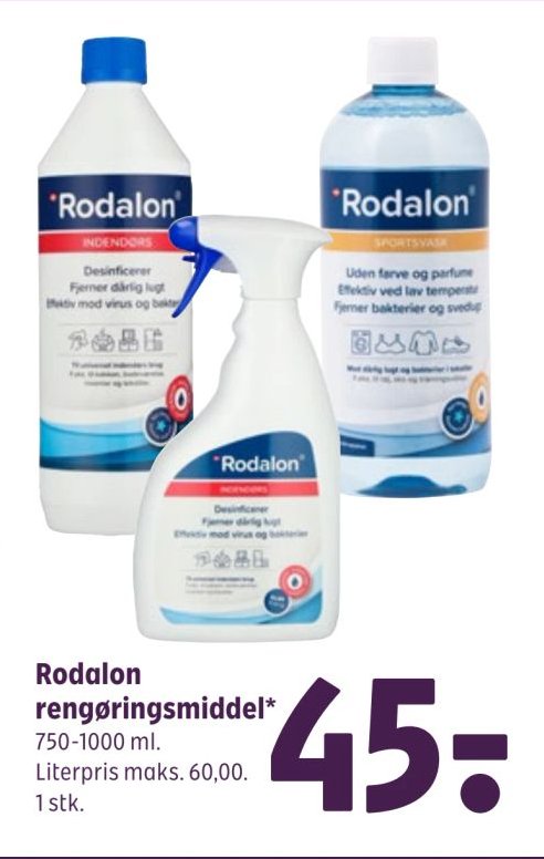 Rodalon rengøringsmiddel* 750-1000 ml. – Coop 365discount