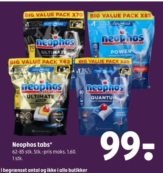 Neophos tabs* 62-85 stk. – Coop 365discount