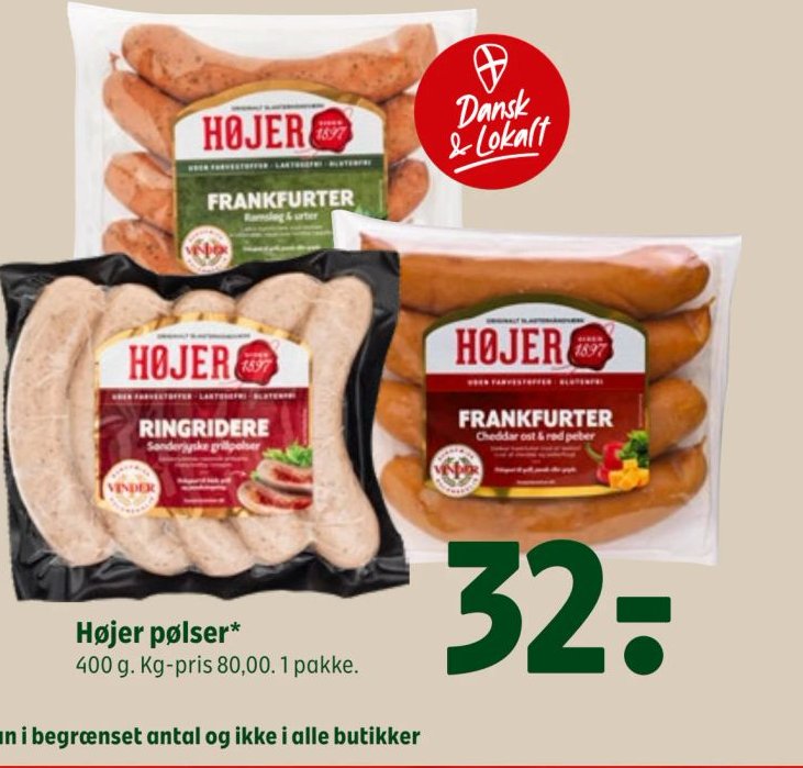 Højer pølser – Coop 365discount