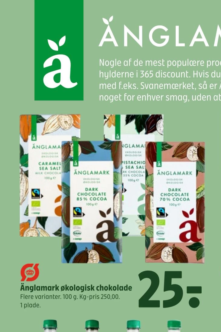 Änglamark økologisk chokolade – Coop 365discount