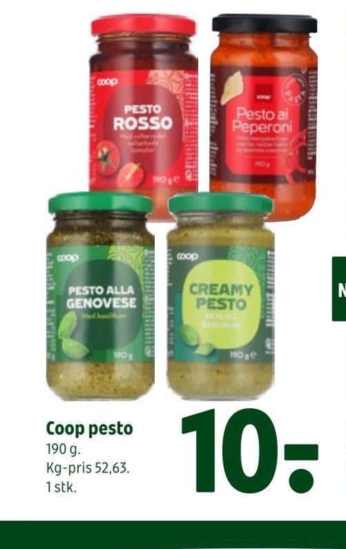 Coop pesto – Coop 365discount