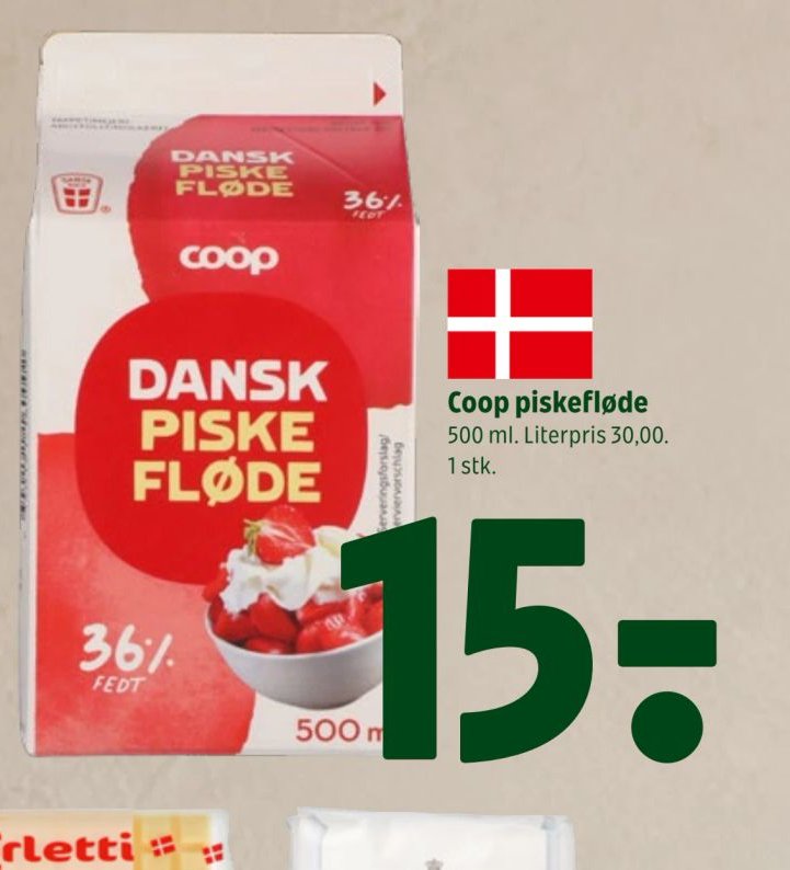 Coop piskefløde – Coop 365discount