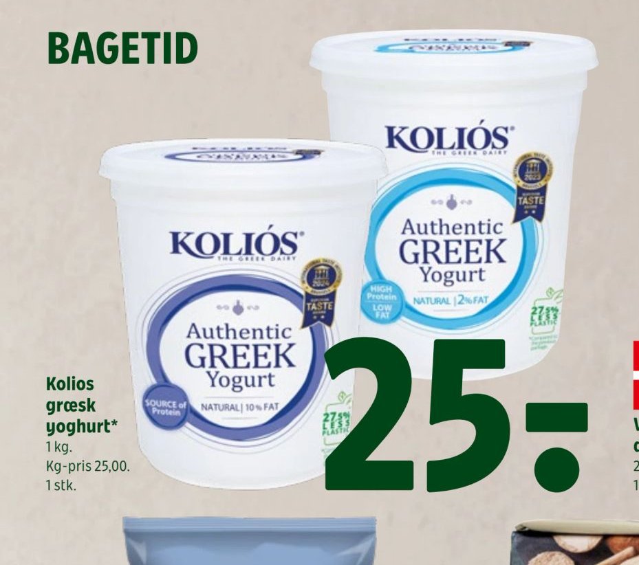 Kolios græsk yoghurt – Coop 365discount