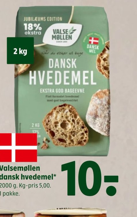 Valsemøllen dansk hvedemel – Coop 365discount