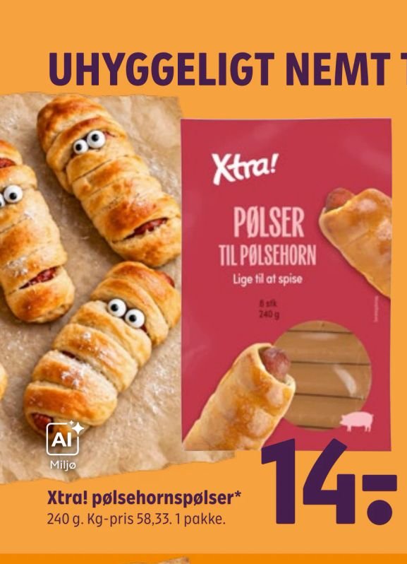 Xtra! pølsehornspølser – Coop 365discount