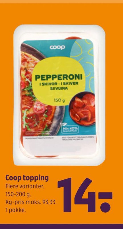 Coop topping – Coop 365discount