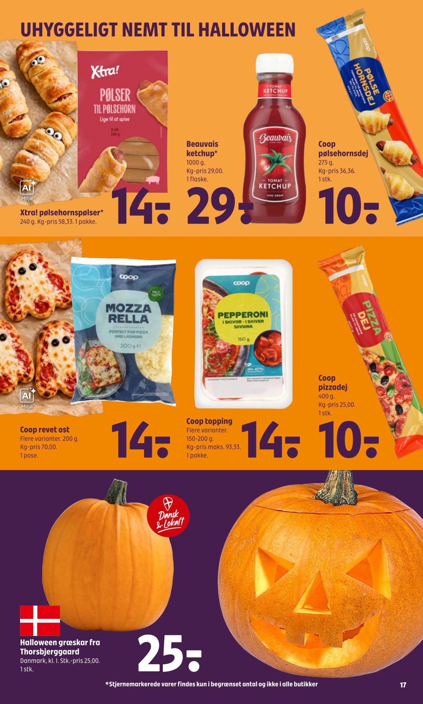 Halloween græskar fra Thorsbjerggaard – Coop 365discount