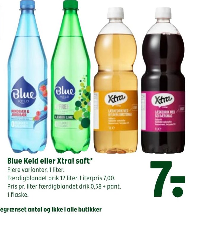 Blue Keld eller Xtra! saft* – Coop 365discount