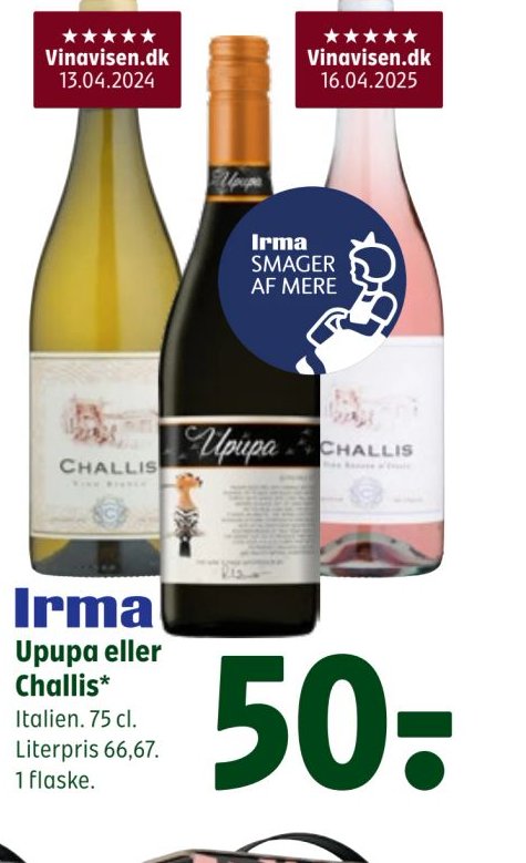 Upupa eller Challis* – Coop 365discount