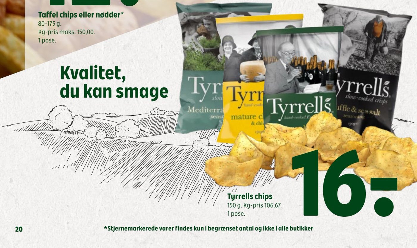 Tyrrells chips – Coop 365discount