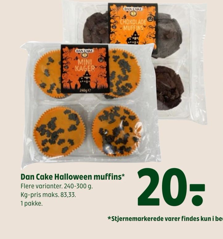Dan Cake Halloween muffins – Coop 365discount