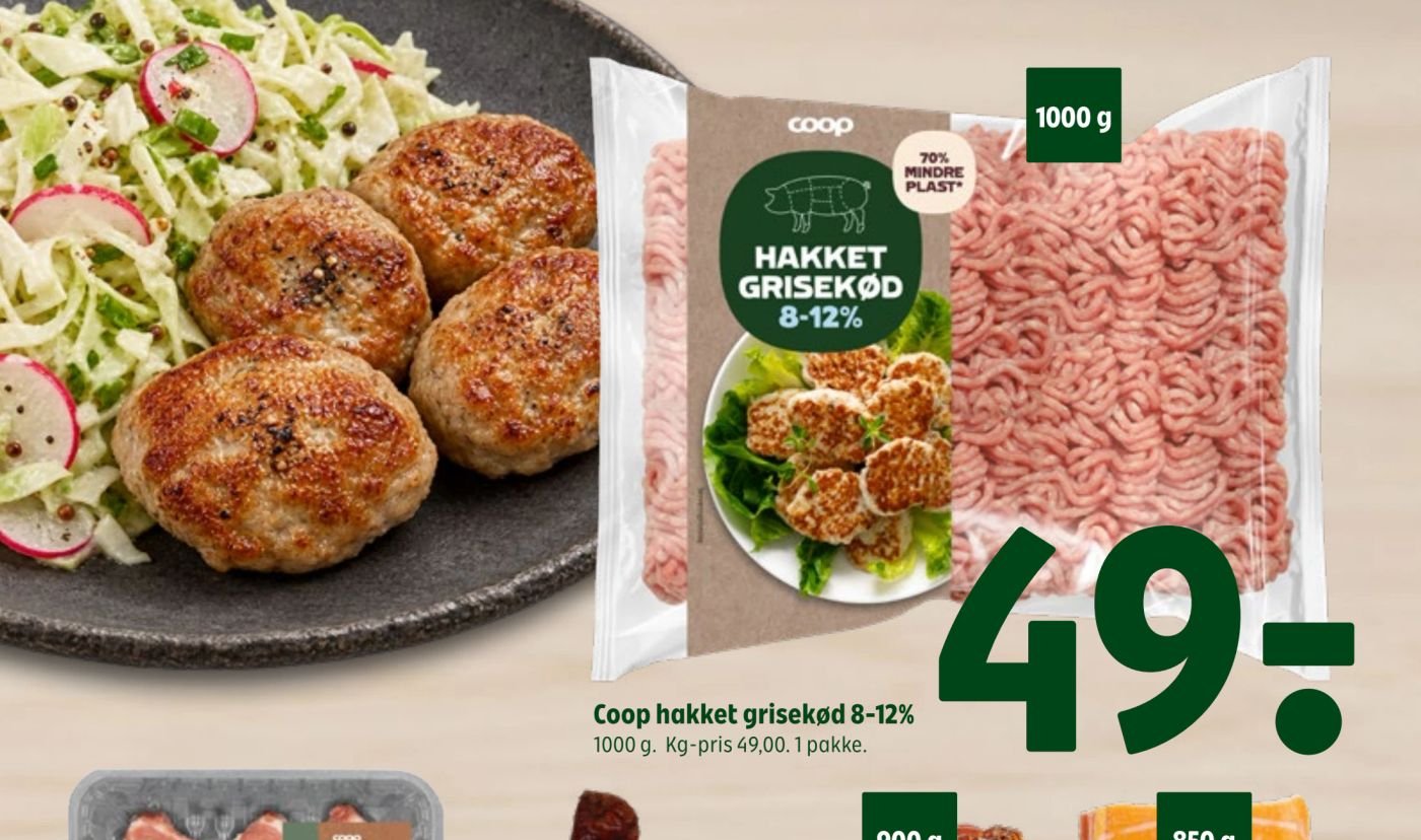 Coop hakket grisekød 8-12% – Coop 365discount