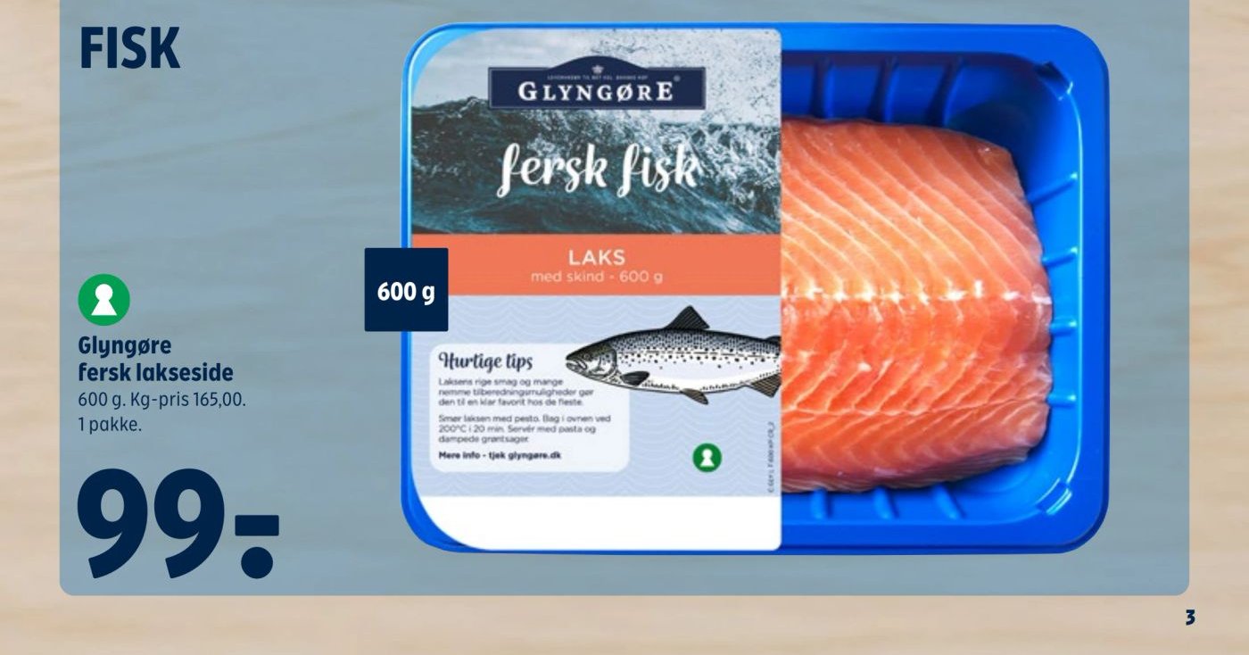 Glyngøre fersk lakseside – Coop 365discount