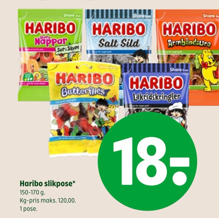 Haribo slikpose – Coop 365discount