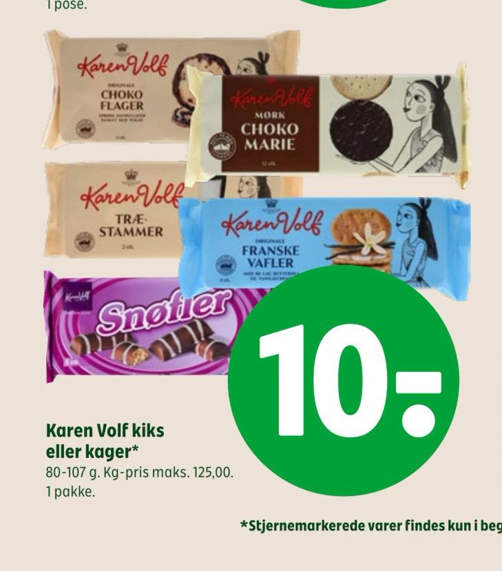 Karen Volf kiks eller kager – Coop 365discount