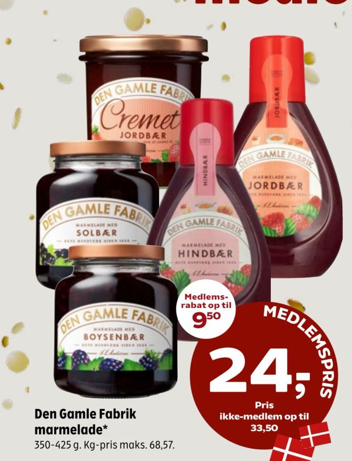 Den Gamle Fabrik marmelade – Coop 365discount