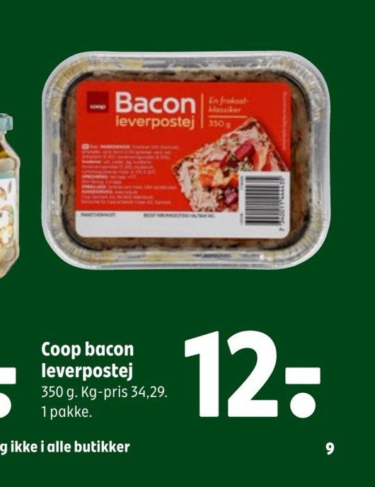 Coop bacon leverpostej – Coop 365discount