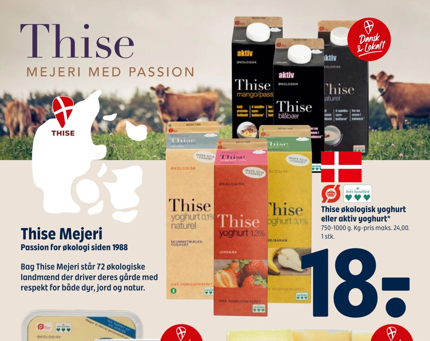 Thise økologisk yoghurt eller aktiv yoghurt* – Coop 365discount