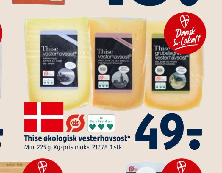 Thise økologisk vesterhavsost* – Coop 365discount