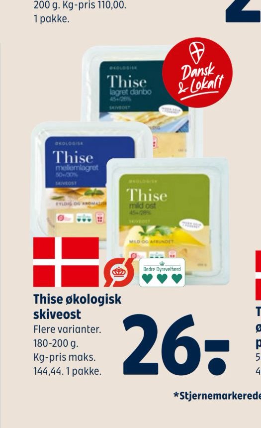 Thise økologisk skiveost – Coop 365discount