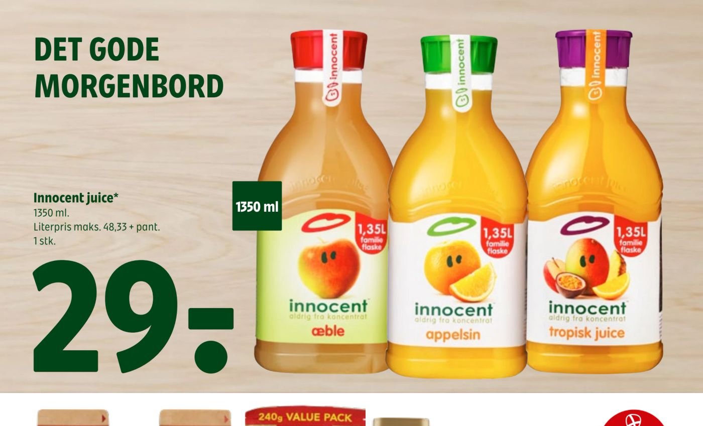 Innocent juice* – Coop 365discount