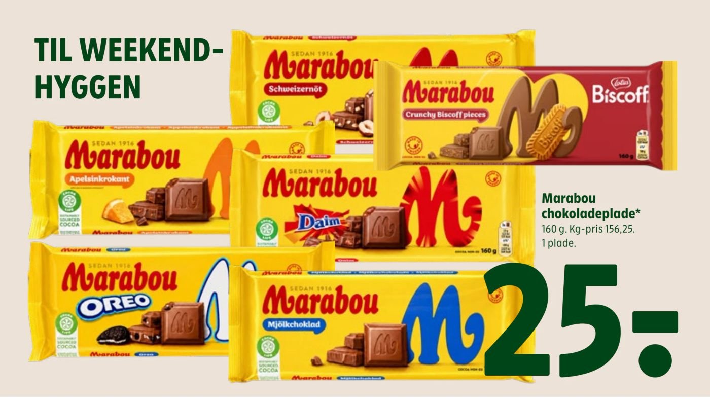Marabou chokoladeplade – Coop 365discount