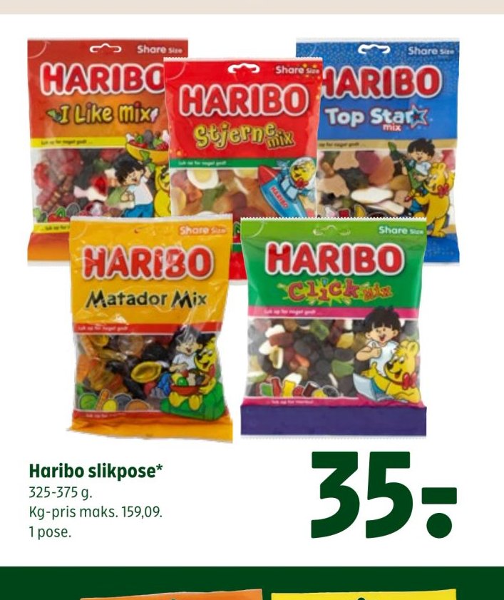 Haribo slikpose – Coop 365discount