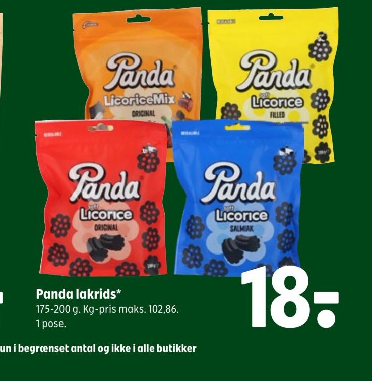 Panda lakrids – Coop 365discount