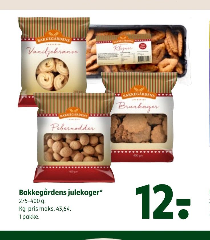 Bakkegårdens julekager – Coop 365discount