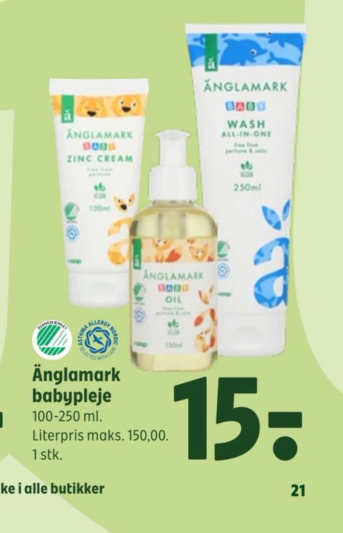 Änglamark babypleje – Coop 365discount