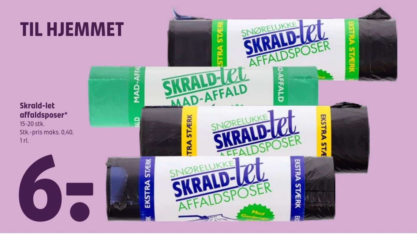 Skrald-let affaldsposer – Coop 365discount