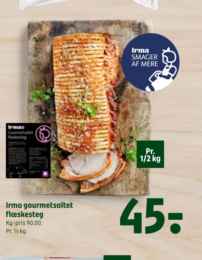 Irma gourmetsaltet flæskesteg – Coop 365discount