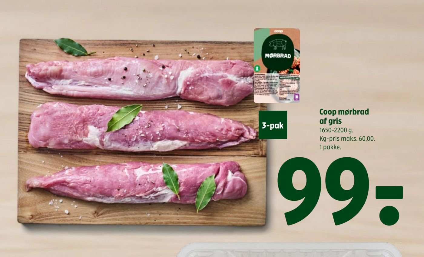 Coop mørbrad af gris – Coop 365discount