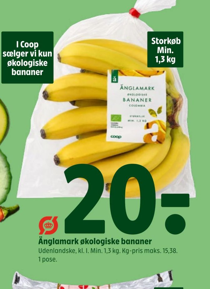 Änglamark økologiske bananer – Coop 365discount