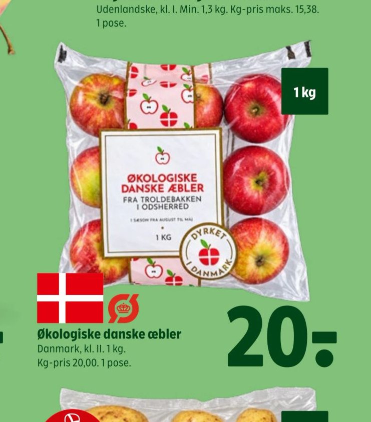 Økologiske danske æbler – Coop 365discount