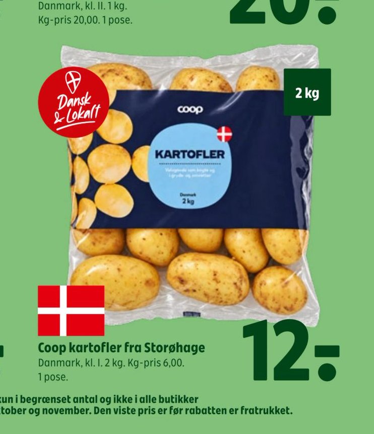 Coop kartofler fra Storøhage – Coop 365discount