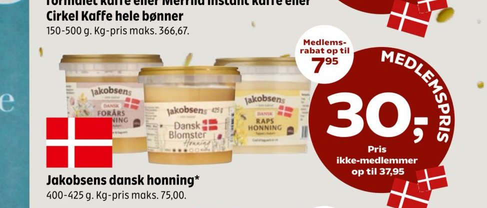 Jakobsens dansk honning – Coop 365discount