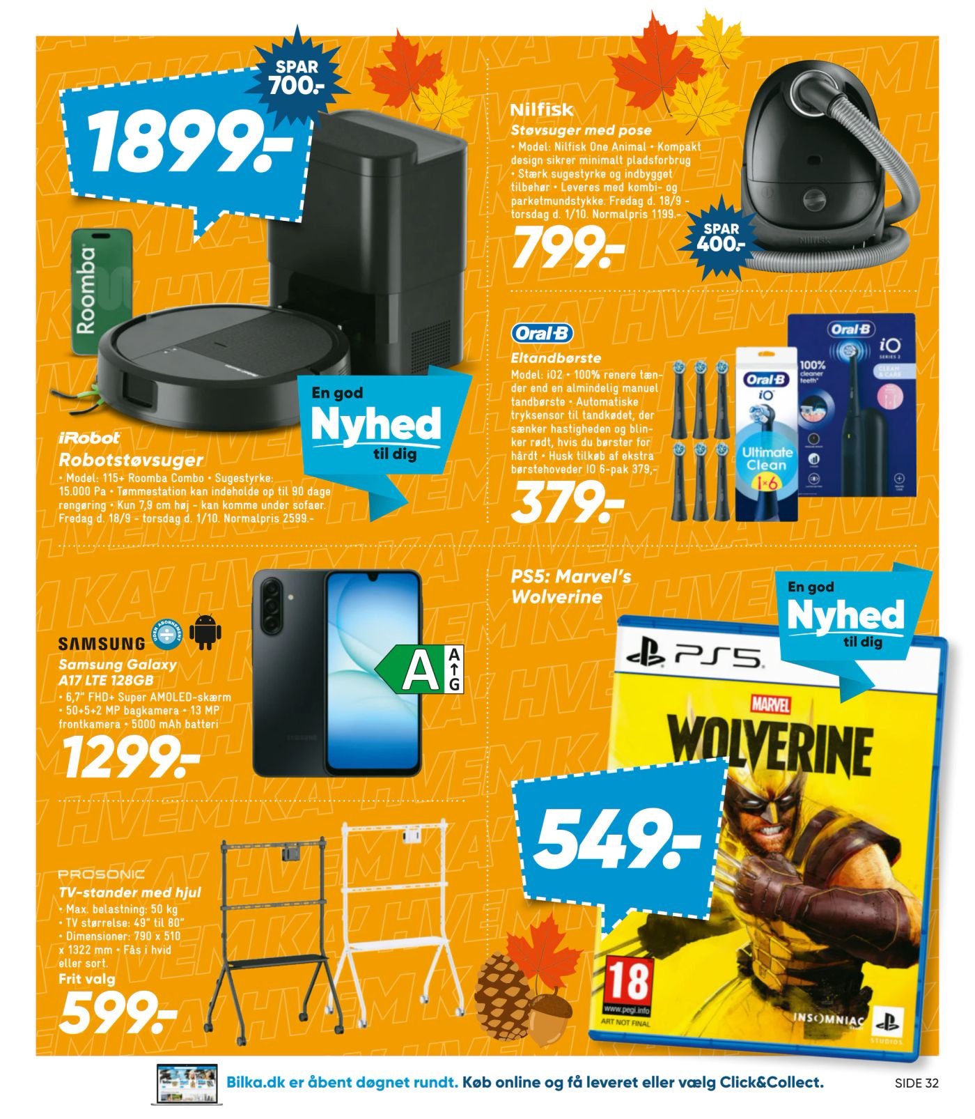 Støvsuger med pose – Bilka