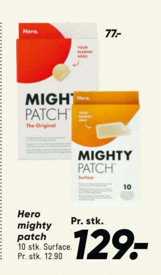 Hero mighty patch 10 stk. Surface. – Bilka