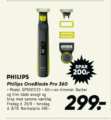 Philips OneBlade Pro 360 – Bilka