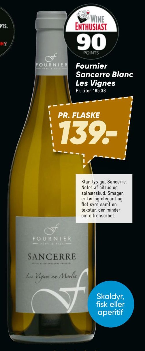 Fournier Sancerre Blanc Les Vignes – Bilka