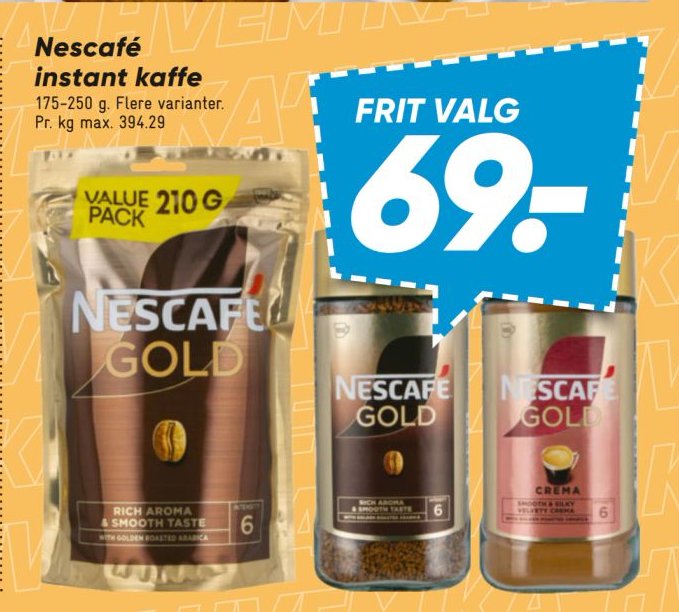 Nescafé kaffe FRIT VALG – Bilka