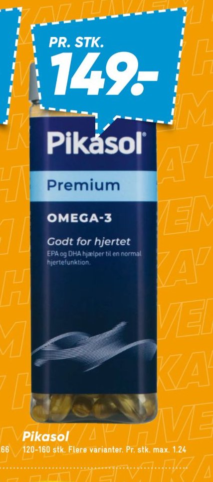Pikasol 120-160 stk. Flere varianter. Pr. stk. max. 1,24 – Bilka