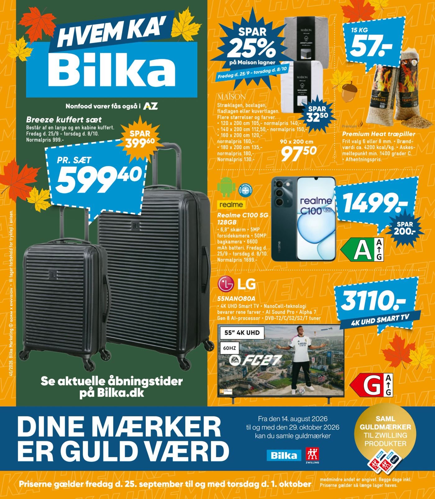 Maison stræklagen, boxlagen, fladlagen eller kuvertlagen. Flere størrelser og farver. 90 x 200 cm – Bilka